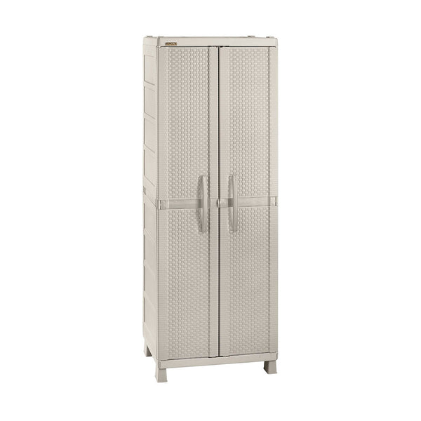 Armario Para Ropa Apariencia Rattan Taupe
