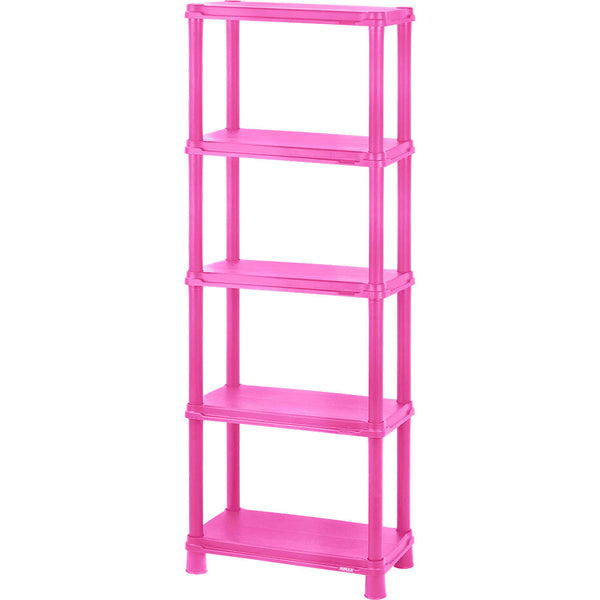 Estante Infantil de 5 Niveles 12" Rosado Fuerte