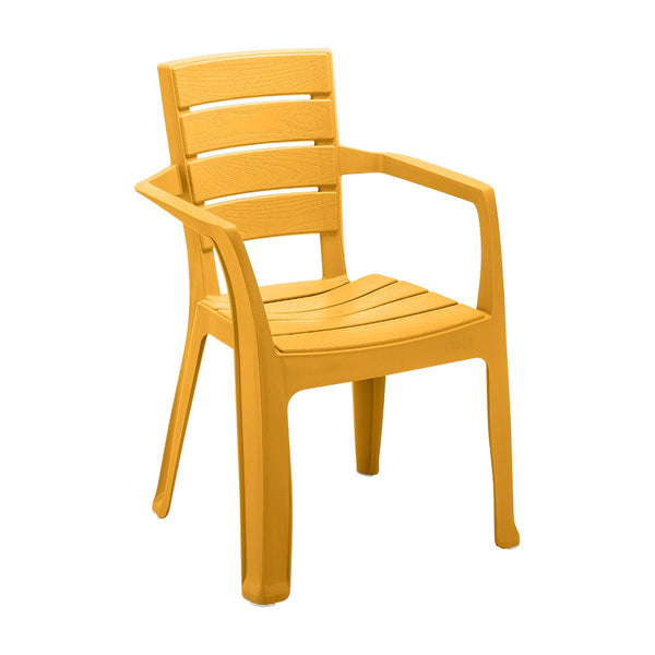 Silla Barú con Brazos Amarillo Mostaza