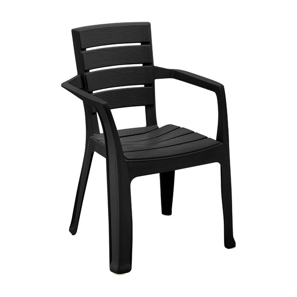 Silla Barú con Brazos Negro