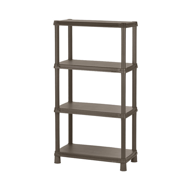 Estante multifuncional de 4 Niveles Solido 15" Mocca