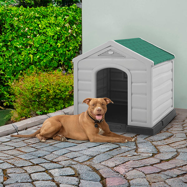 Casa para Perro Razas Medianas y Grandes Verde
