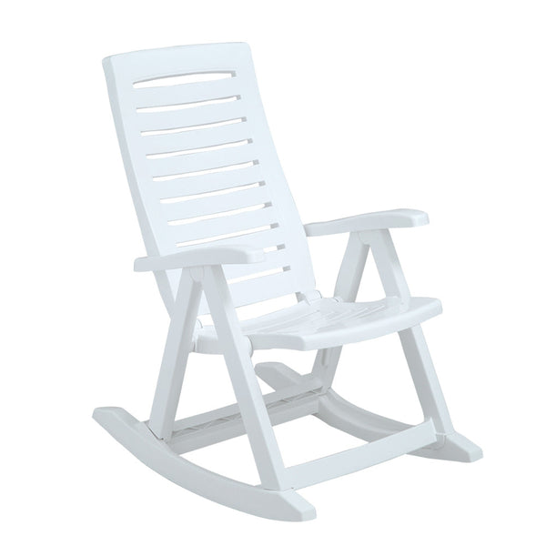 Silla Mecedora Blanca