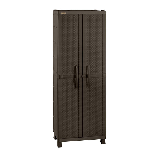 Armario Grande Apariencia Rattan Wengue