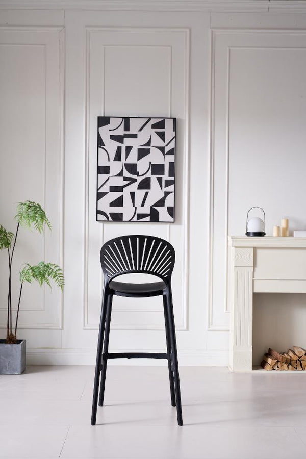 Butaco Alto Paraiso, Color Negro, Diseño Moderno