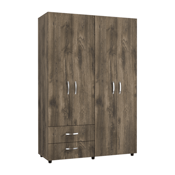 Closet Arkola color Nogal y Blanco para Habitación.