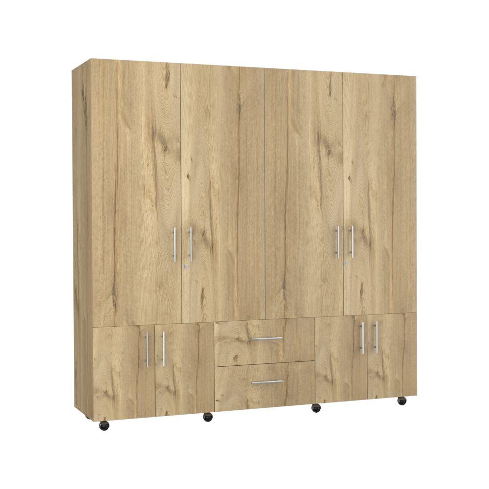 Closet Dallas color Macadamia y Blanco para Habitación.