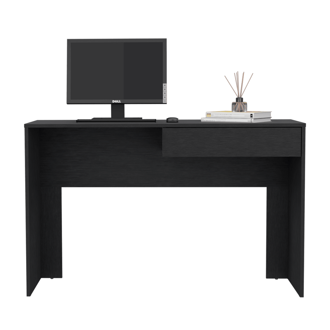 Escritorio Mantis, Wengue, con Un Cajon Organizador ZF - VIRTUAL MUEBLES