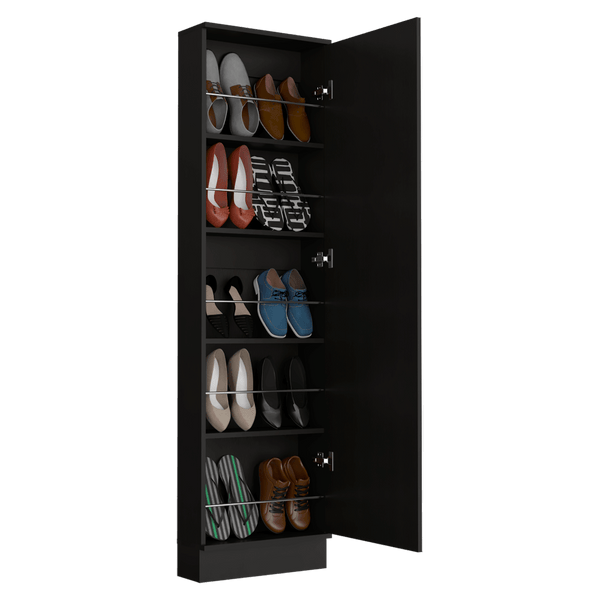 Mueble Auxiliar Zapatero Leto color Wengue para Habitación.
