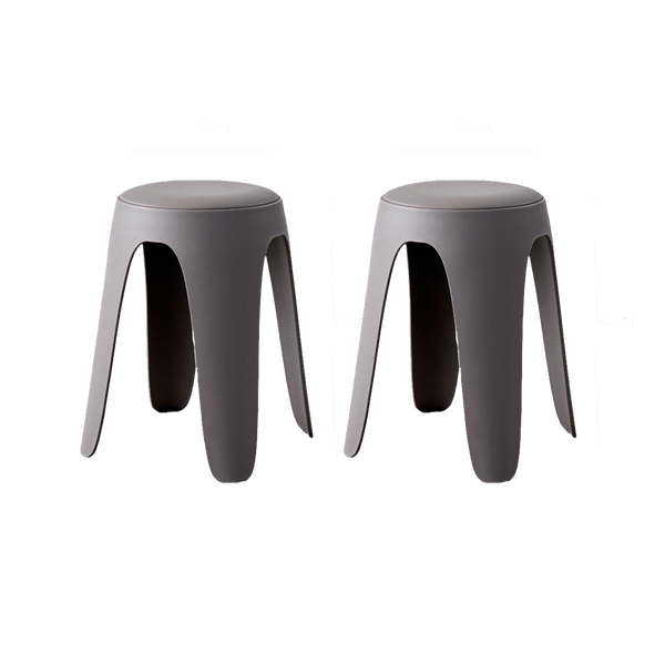 Butaco Con Cojin Else, Color Gris Oscuro, Diseño Moderno incluye cojín X2